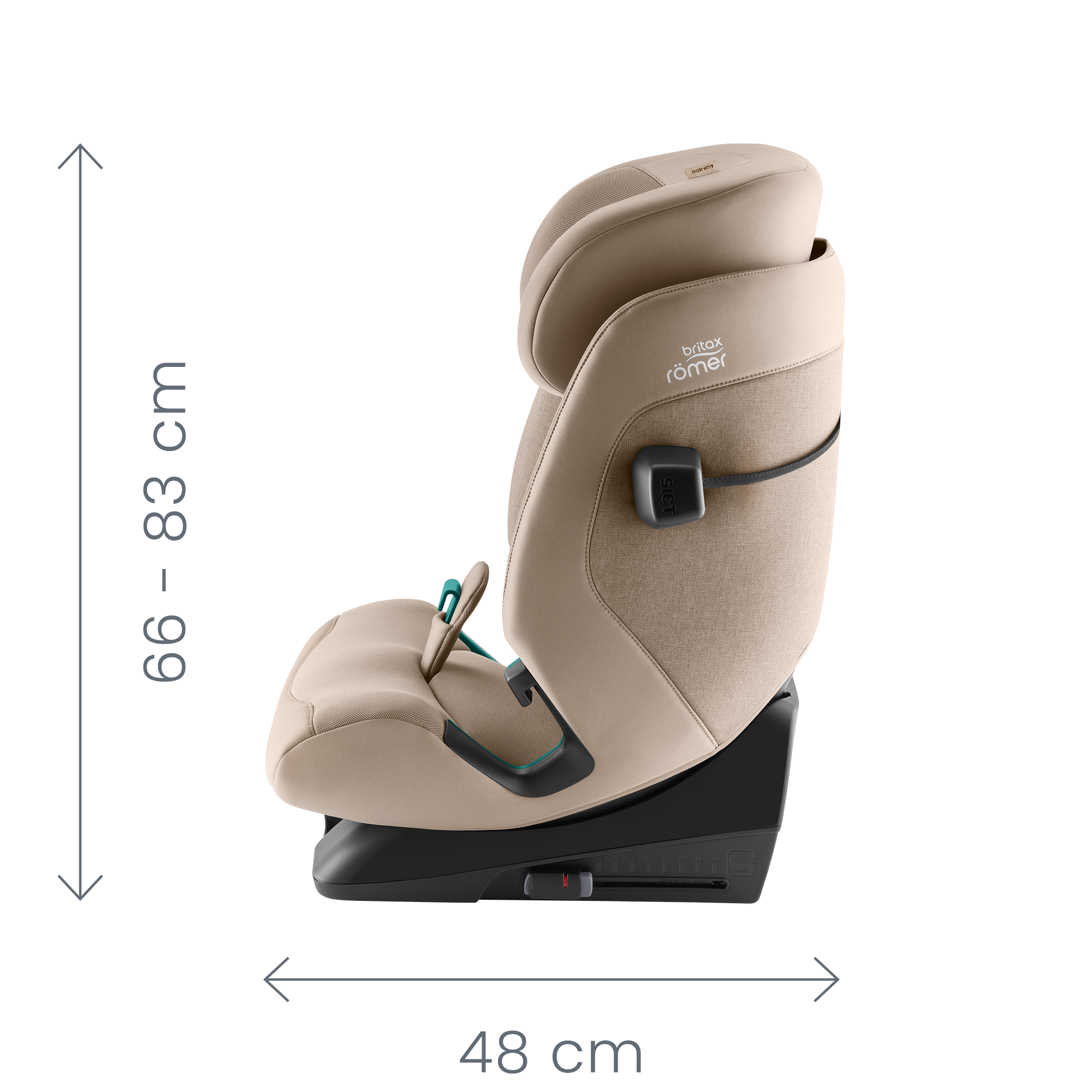 Britax Safefix - Reclining Isofix High Backed Booster